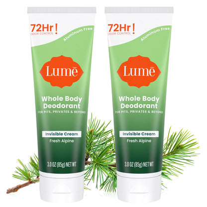 Lume Whole Body Deodorant - Cream Tube - 3 oz (Clean Tangerine)
