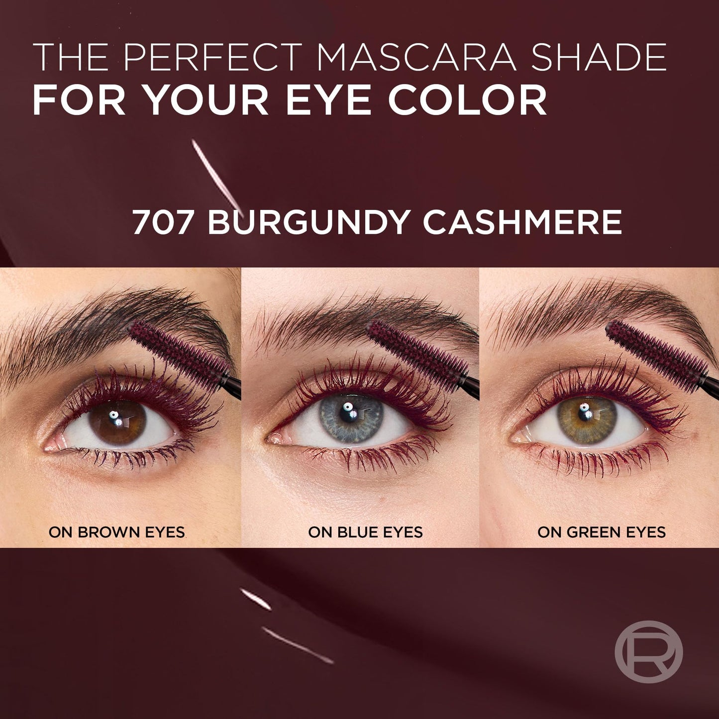 L'Oreal Paris Voluminous Panorama Chromatic Mascara, Volumizing and Lengthening Brown Mascara, Longwear, Smudge-Resistant and Washable, 705 Brown Leather