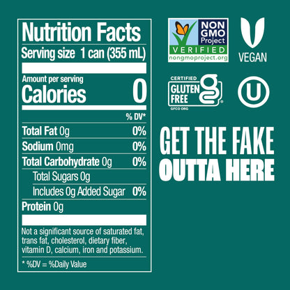 Zevia Zero Sugar Soda, Cola, 12 oz Cans (24-Pack) – Naturally Sweetened, Zero Calorie Sugar Free Soda - Non-GMO Project Verified, Gluten-Free, Vegan