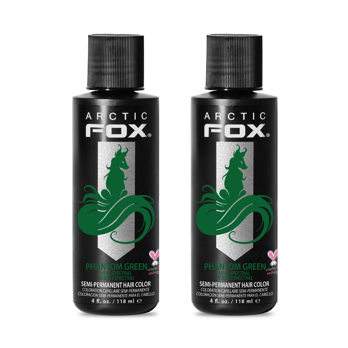 ARCTIC FOX Semi-Permanent Hair Dye - Sunset Orange, Vegan - 2 x 8 oz