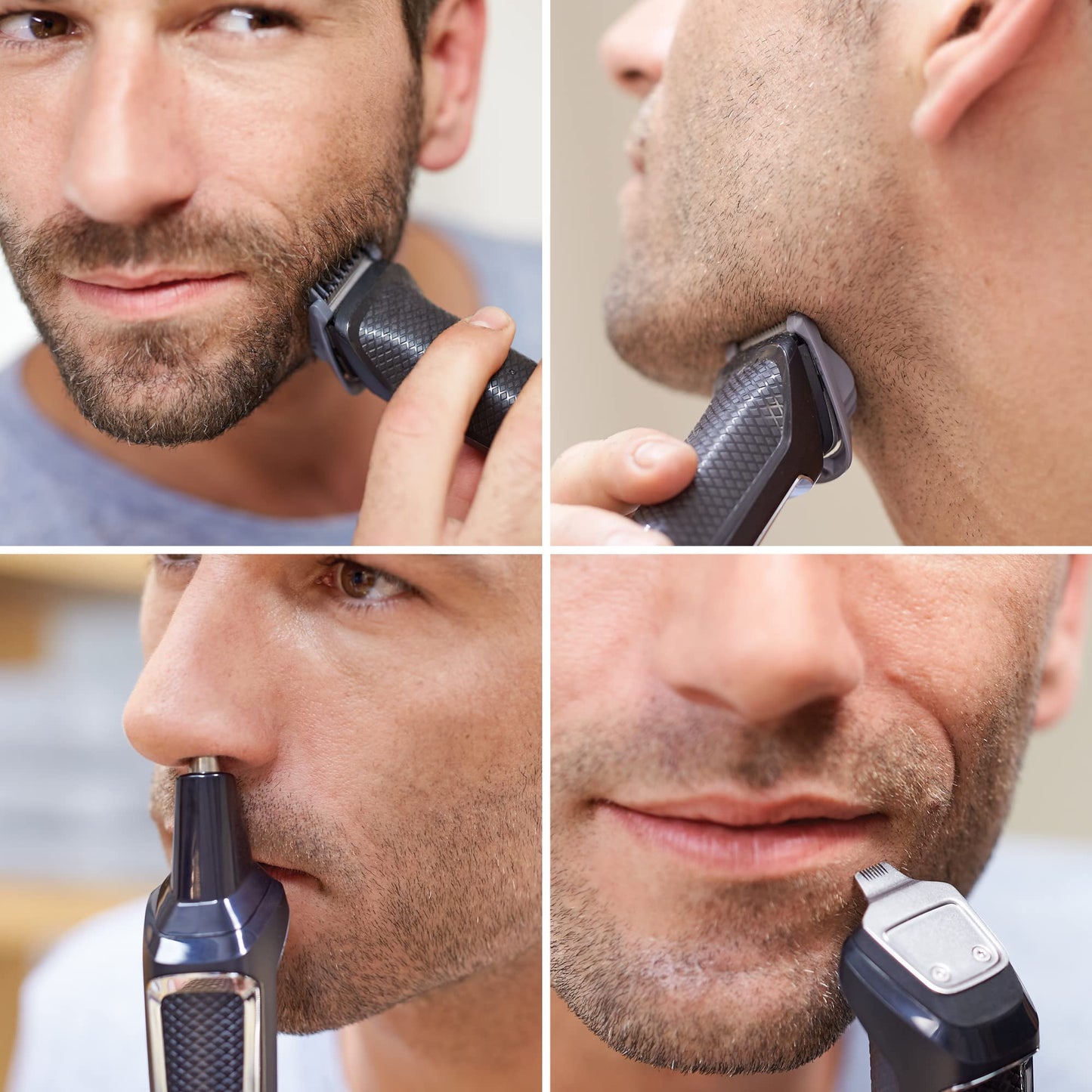 Philips Norelco All-in-One 3000 Series 13 in 1 Trimmer, Beard Styler & Men's Hair Clipper, 9 Length Settings & Self-Sharpening Skin-Friendly Blades, MG3919/50