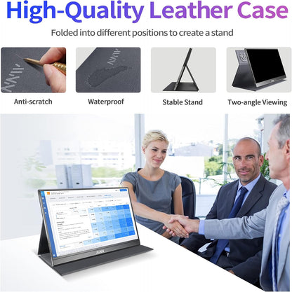 MNN 15.6" FHD 60Hz Portable Monitor USB-C HDMI IPS HDR Gaming Laptop