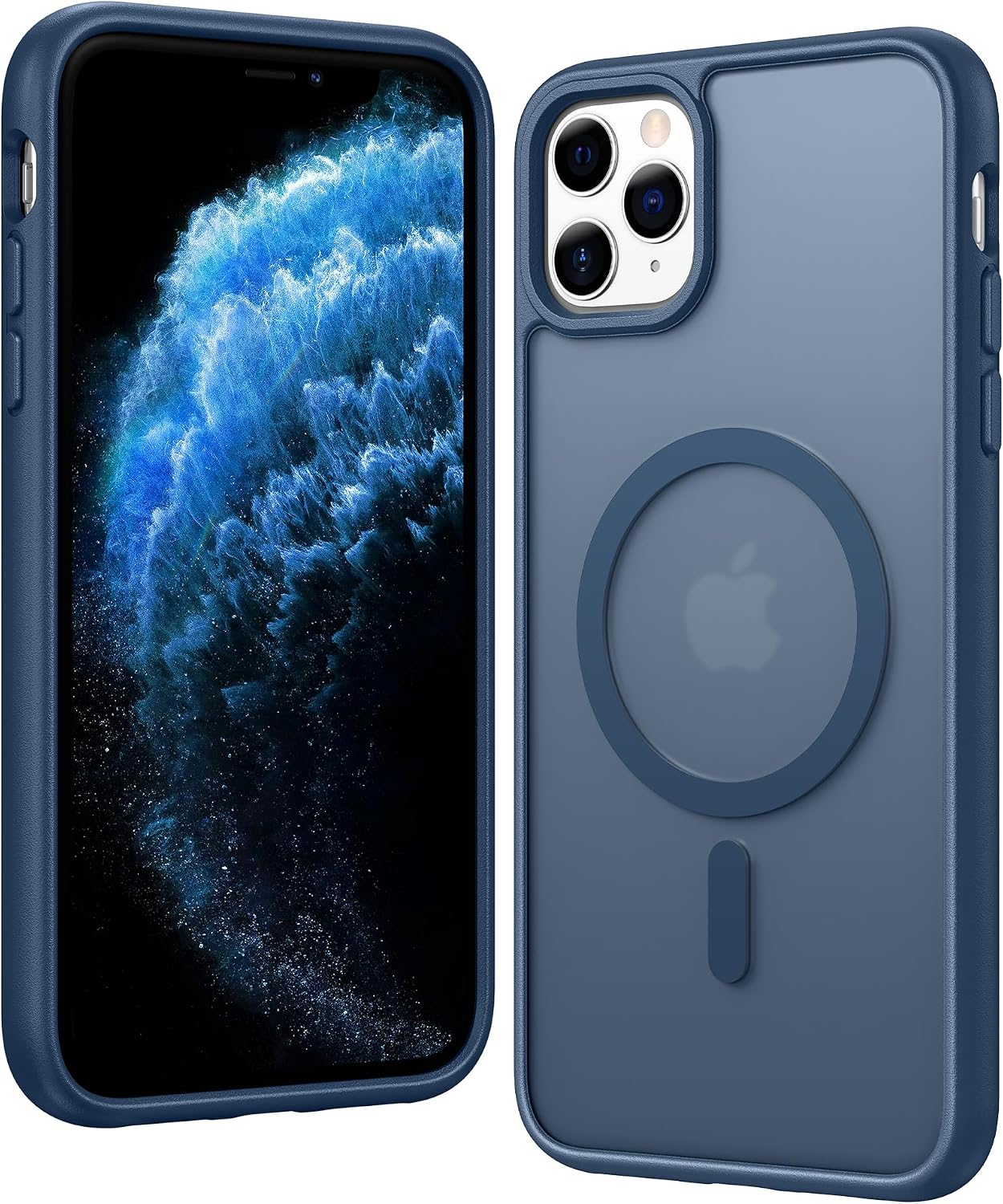 FNTCASE for iPhone 17 Pro Case Clear Magnetic with Screen Protector
