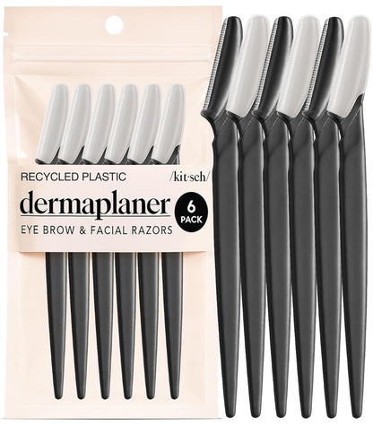 Kitsch Dermaplane Razor for Women Face – Terracotta, 12 pcs