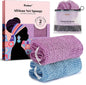 CORATED African Net Sponge with Knots Authentic, Shower Loofah Bath Sponge