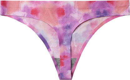 voenxe Seamless Women Underwear Thongs,No Show Ladies Workout Thong,5 Pack