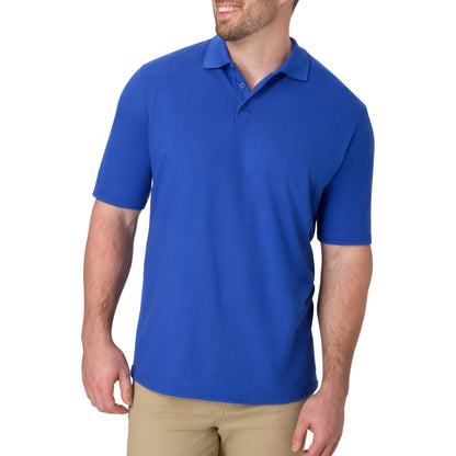 Hanes Men’s X-Temp Short Sleeve Polo Shirt, Midweight Men's Shirt