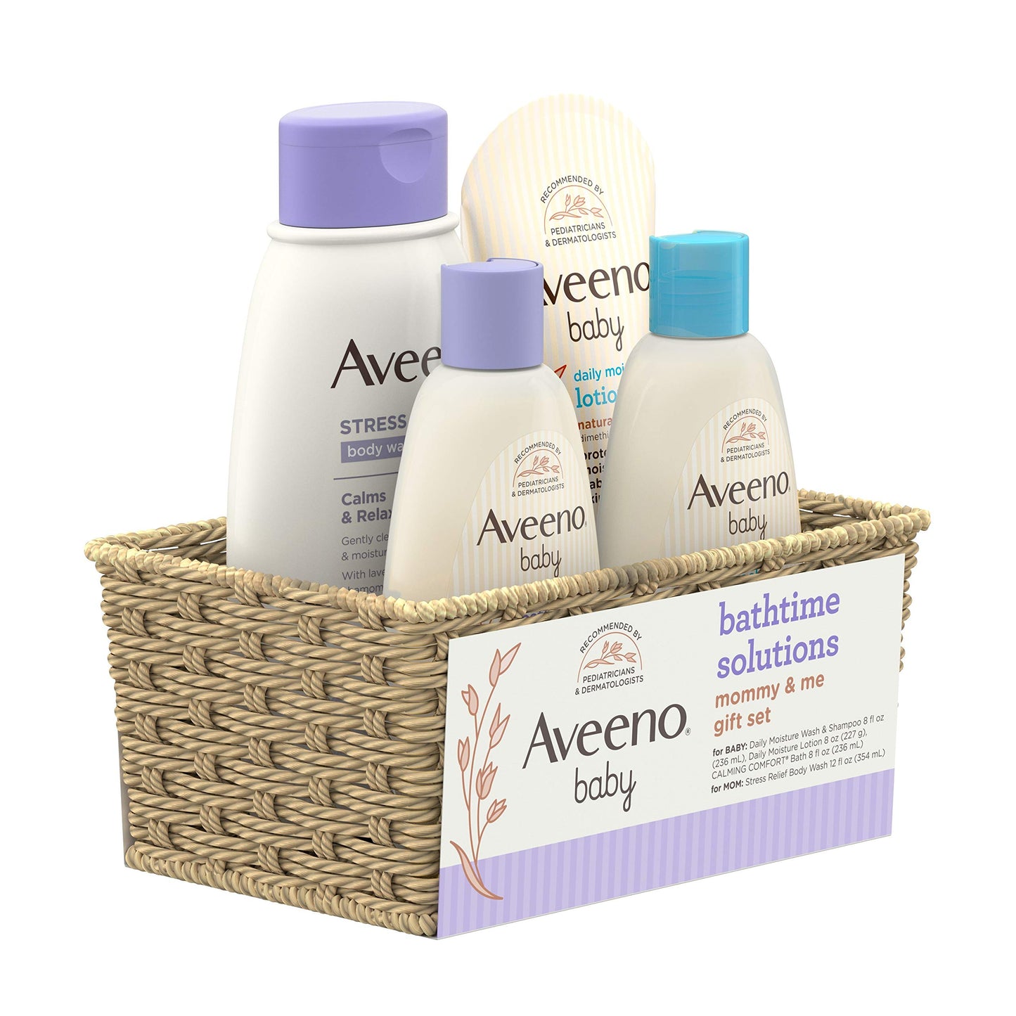 Aveeno Baby Welcome Little One Gift Set, Baby Essentials Set, 5 Items