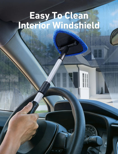 AstroAI 21" Extra-Long Windshield Cleaner Tool & Car Interior Detailing Kit