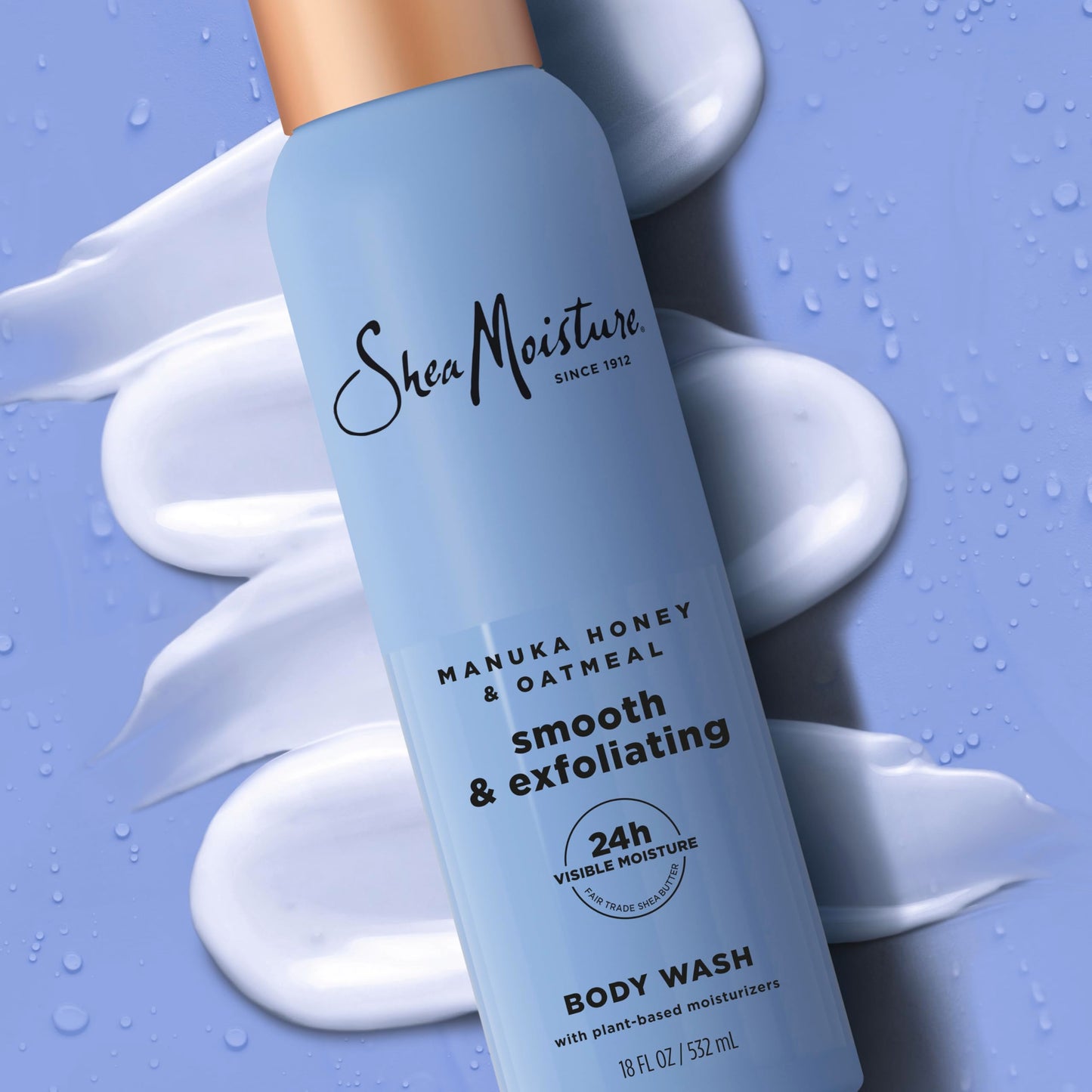 SheaMoisture Raw Shea Butter Body Wash Moisturize and Restore Deeply 18 oz