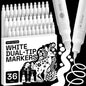 ARTISTRO Dual-Tip Acrylic Paint Marker Pens - Set of 36