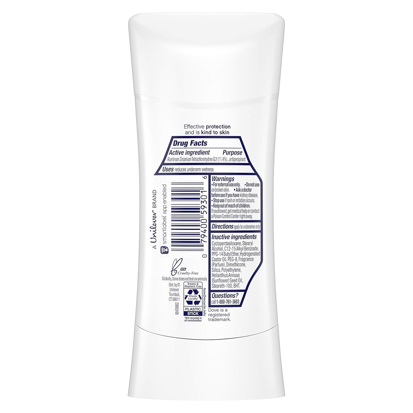 Dove Advanced Care Antiperspirant Stick Cool Essentials 2.6 oz 2PK
