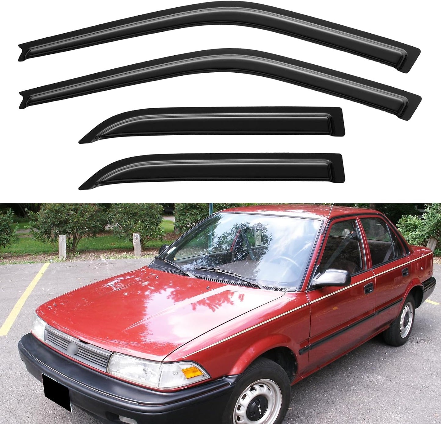 Window Visors Rain Guards for 2020-2025 Nissan Sentra