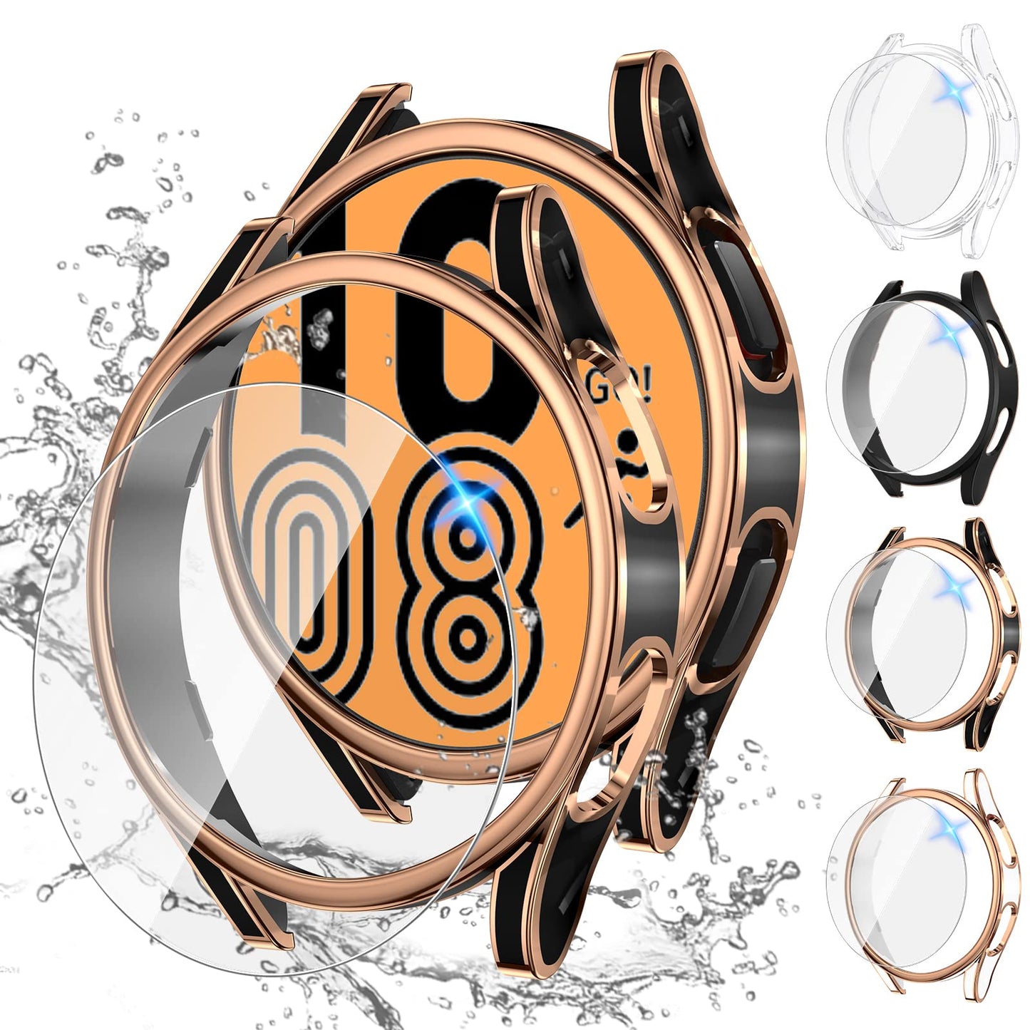 Tensea 5+5PCS for Samsung Galaxy Watch Ultra 47mm Screen Protector Case