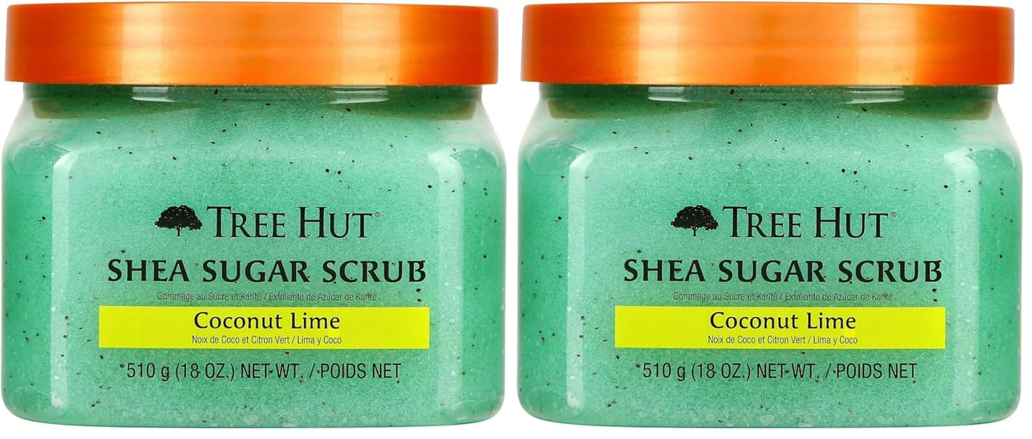 Tree Hut Body Scrub for Women, Pink Hibiscus, 18 Oz