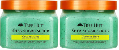 Tree Hut Body Scrub for Women, Pink Hibiscus, 18 Oz