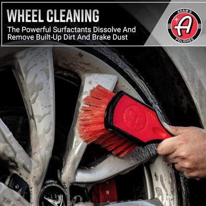 Adam's Polishes Wheel & Tire Cleaner Gallon - Professional All in One Tire & Wheel Car Wash Wheel Well Cleaning Spray for Car Detailing | Safe On Most Rim Finishes