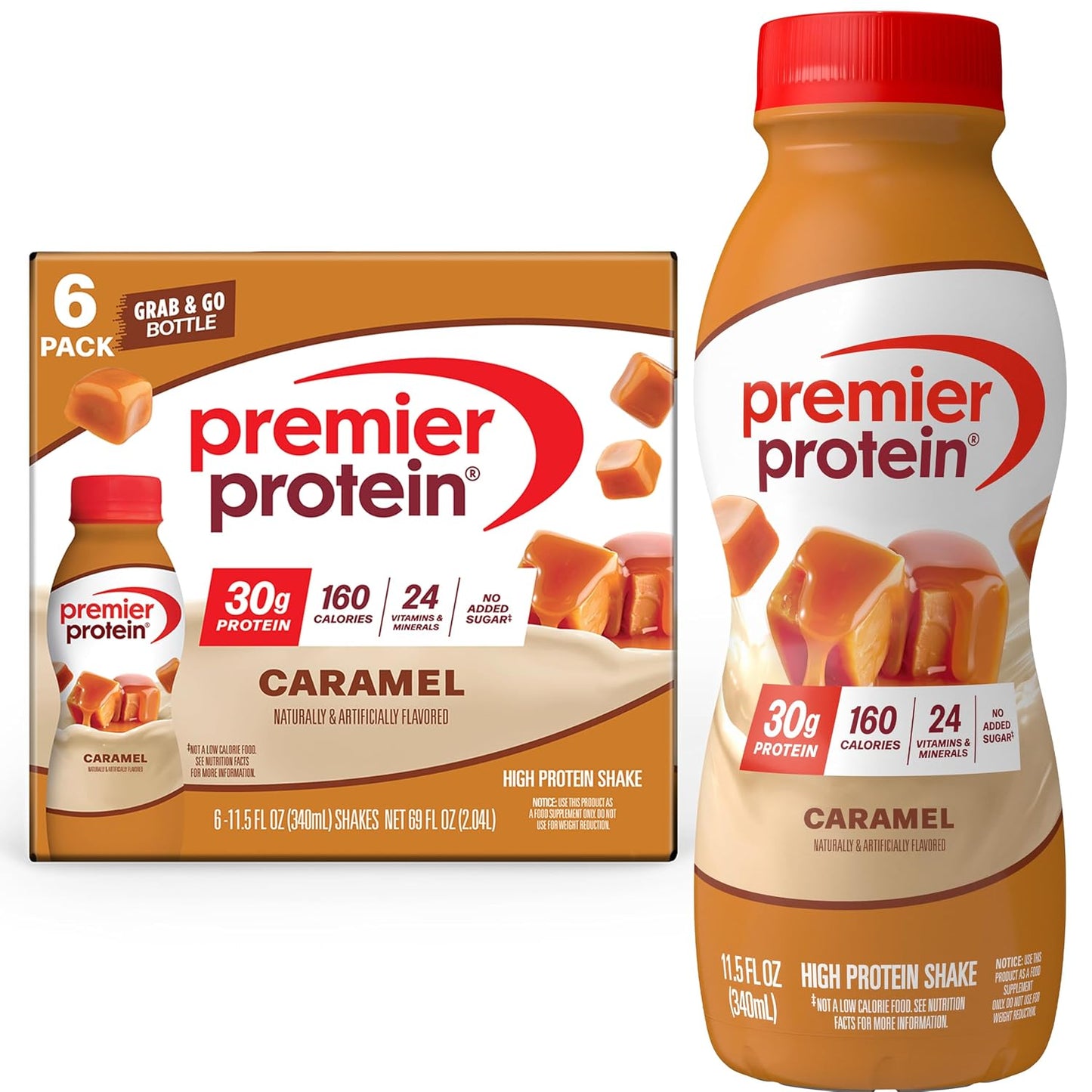 Premier Protein 30g High Protein Shake, Chocolate, 12 Pack