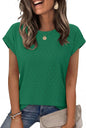 Alaroo Womens Summer Tops Short Sleeve Shirts Crew Neck Tshirt Cute Trendy Tunic Blouses (S-3XL)