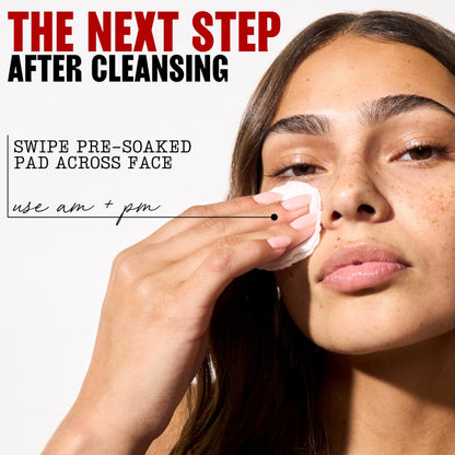 Thayers Blemish Clearing Acne Pads, Salicylic Acid Acne Treatment for Face, Pore Reducing, Exfoliating, and Soothing Skincare, Witch Hazel Toner Pads, 60 Ct