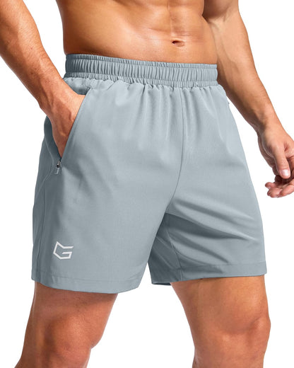 G Gradual Men's Athletic Running Shorts with 2 Zipper Pockets 7"/ 5"/ 9"