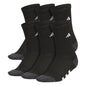 adidas Kids Athletic Cushioned 6-Pack Crew (Little Kid/Big Kid/Adult)