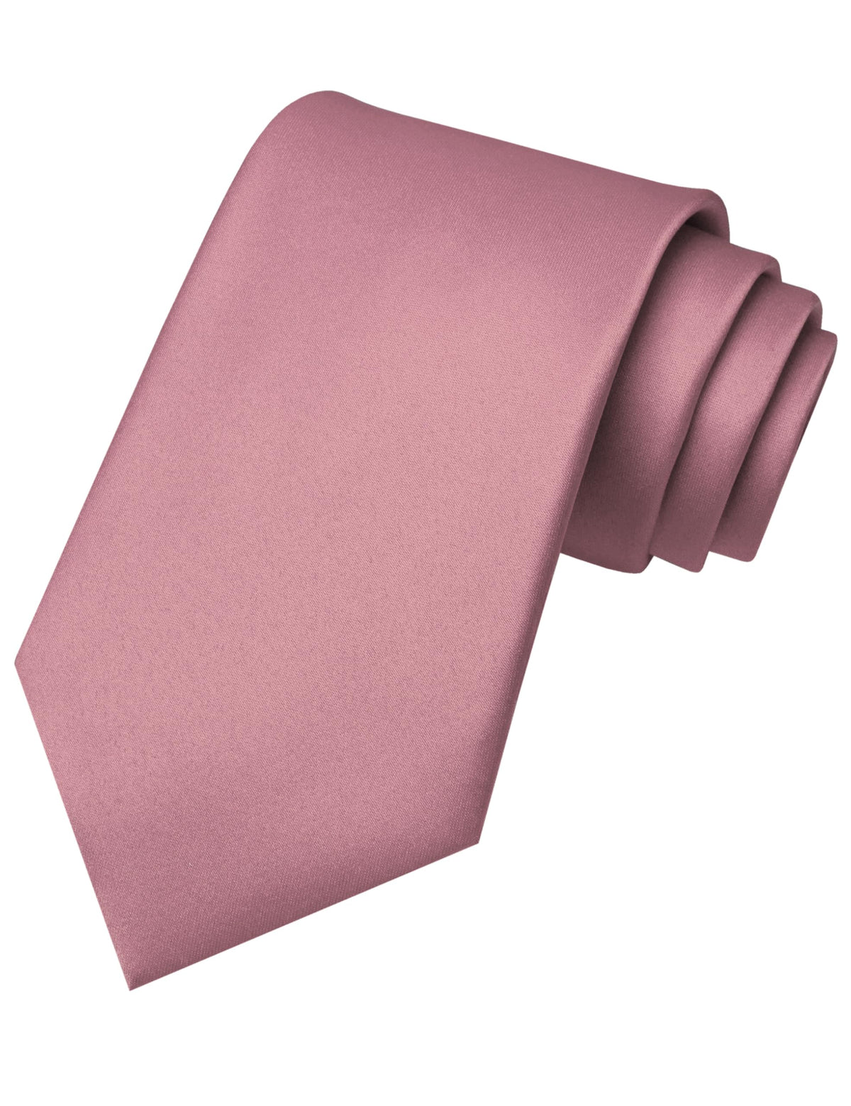 JEMYGINS Solid Color Tie Mens Necktie for Business and Wedding