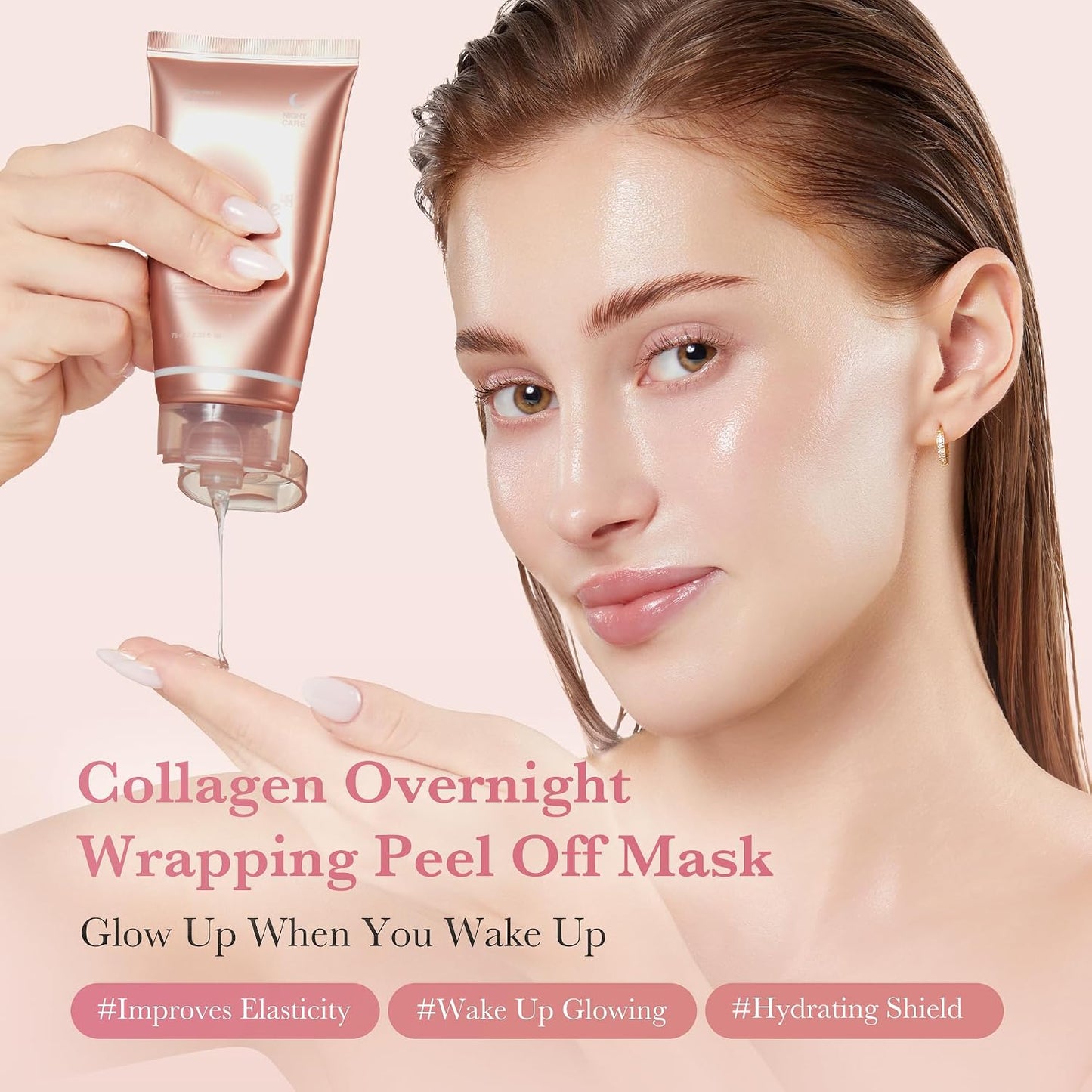 medicube Wrapping Mask Collagen - Overnight Peel Off Facial Mask