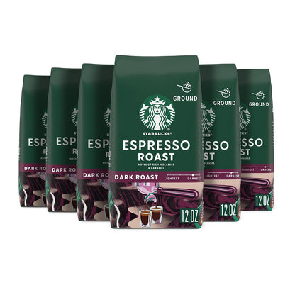 Starbucks Ground Coffee, Dark Roast Coffee, Italian Roast, 100% Arabica, 1 bag (18 oz)