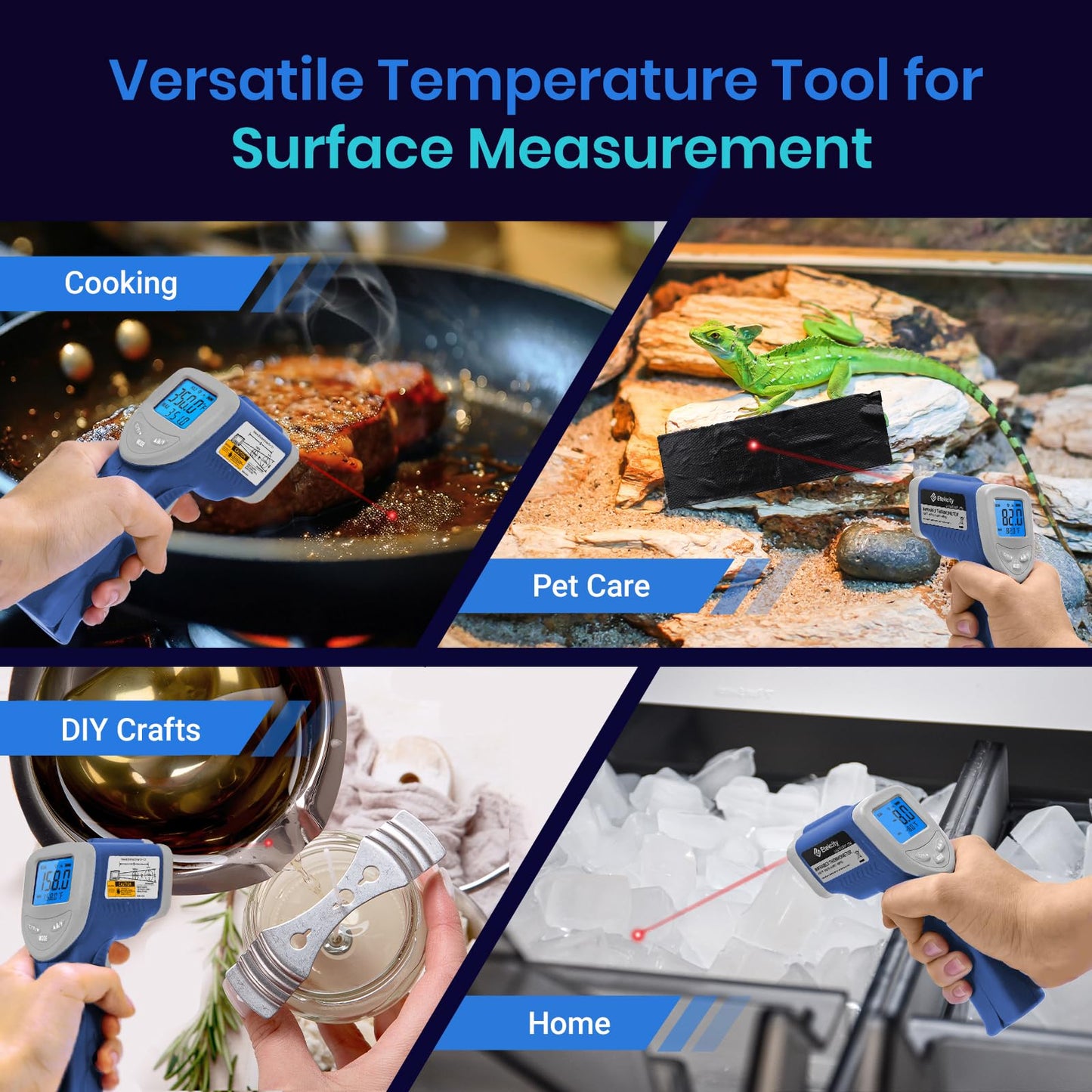 Etekcity Infrared Thermometer Laser Temperature Gun 774