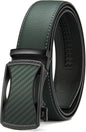 CHAOREN Men's Leather Ratchet Belt - Customizable Fit (35mm)