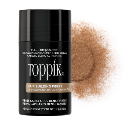 Toppik Hair Building Fibers, Fill In Fine or Thinning Hair Instantly Thicker, Fuller Looking Hair 9 Shades,4 size options
