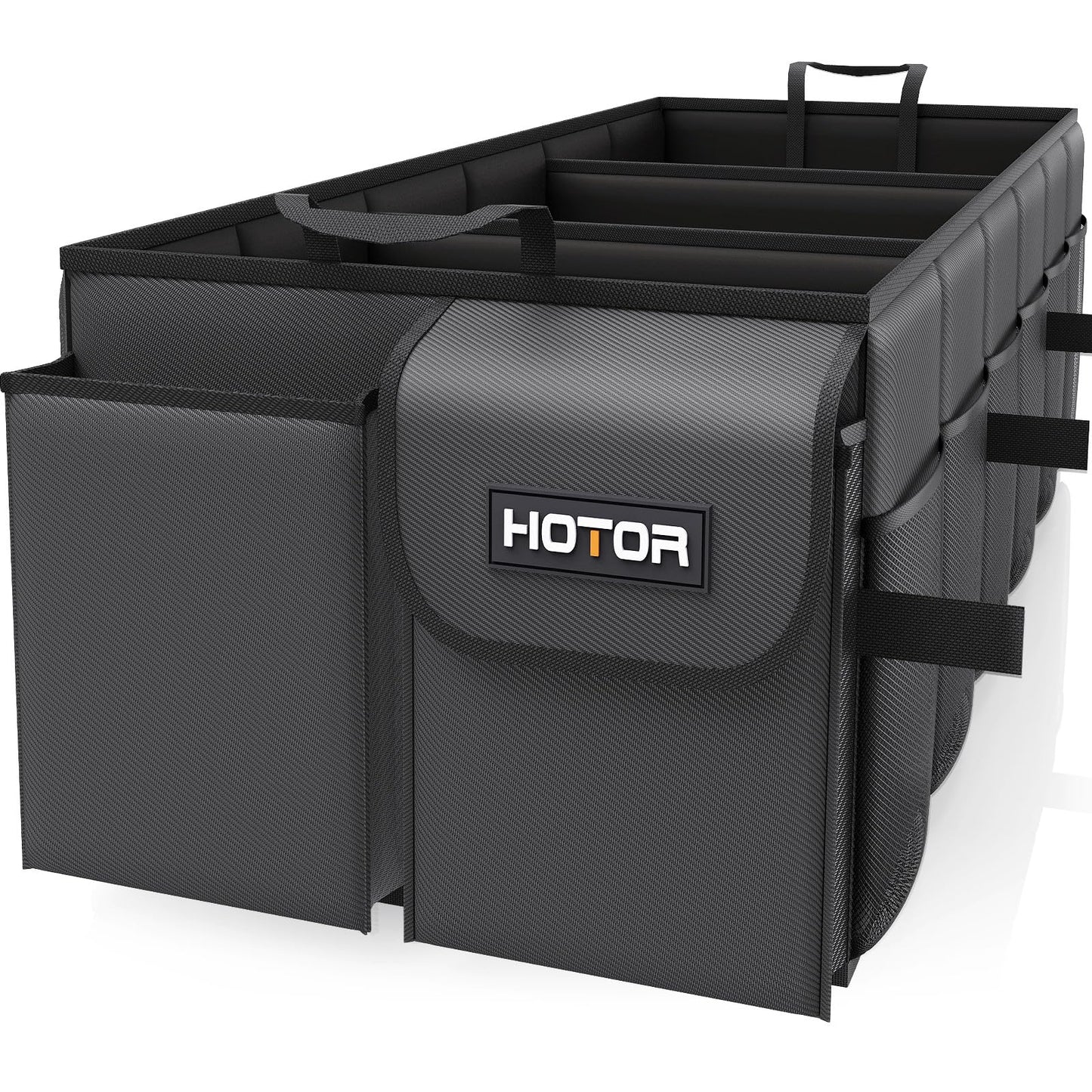 HOTOR Trunk Organizer - Foldable Car Organizer for SUVs & Sedans Storage