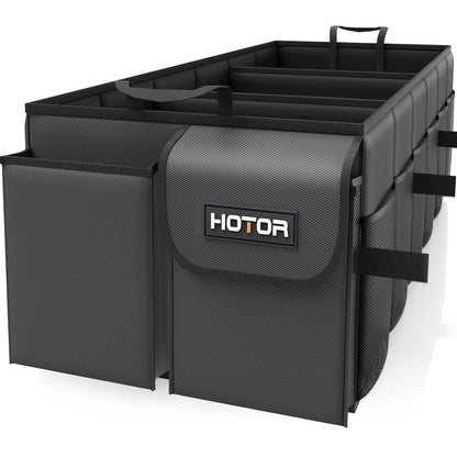 HOTOR Trunk Organizer - Foldable Car Organizer for SUVs & Sedans Storage