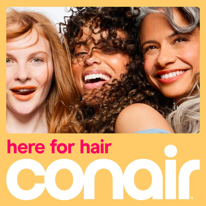 Conair Curling Iron, Double Ceramic, 1" Barrel, White/Rose Gold