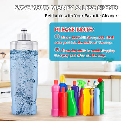 Spray Wet Mops for Floor Cleaning: Hardwood Floor Mop Refillable Dust Mop