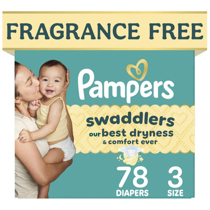 Pampers Swaddlers Baby Diapers, Size 5, 132 Count