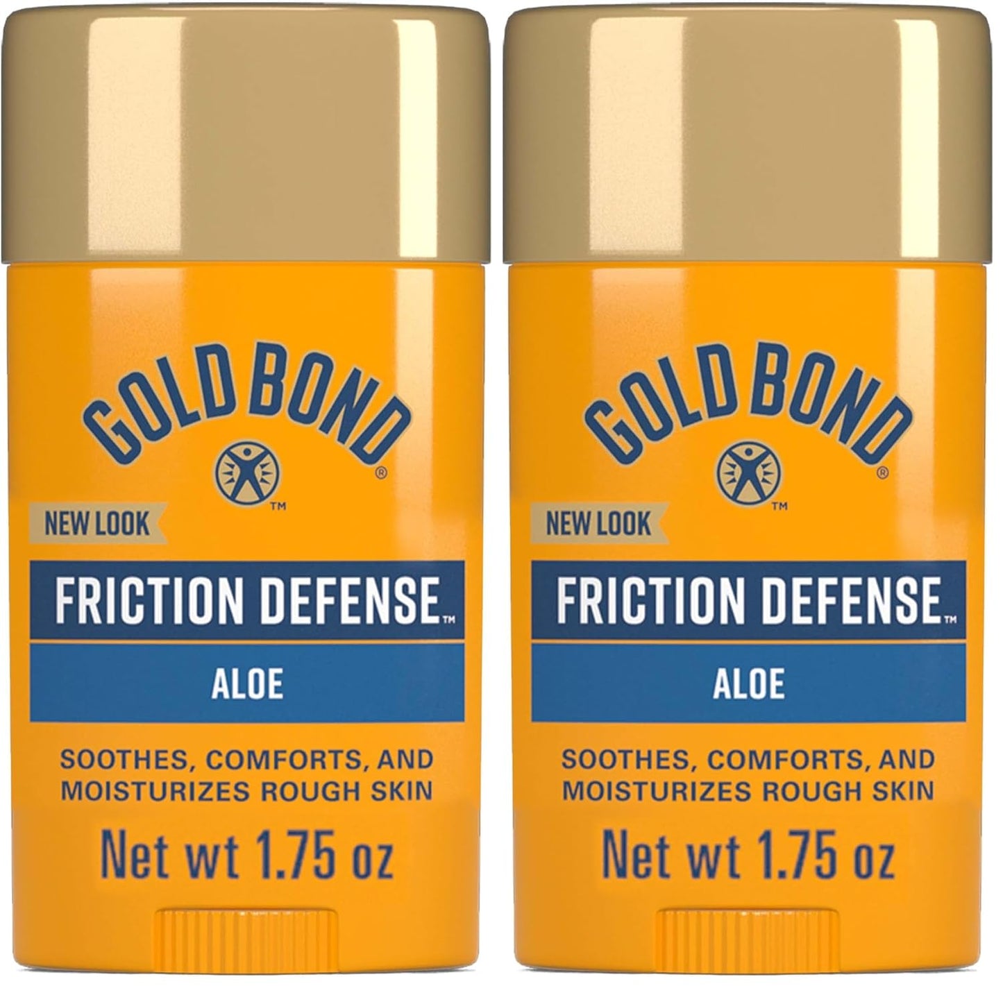Gold Bond Friction Defense Stick, Anti Chafing Stick with Aloe, 1.75 oz.