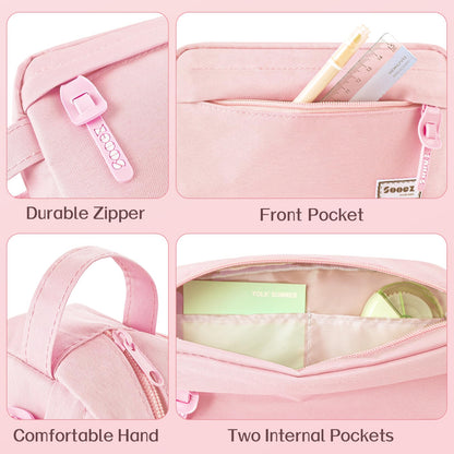 Sooez Original High Capacity Pencil Case, Big Pencil Bag Pouch Organizer