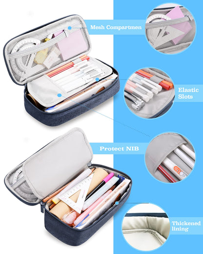 YOKUMA Pencil Case Big Capacity Pencil Pouch Bag Box for Girls Boys Gift