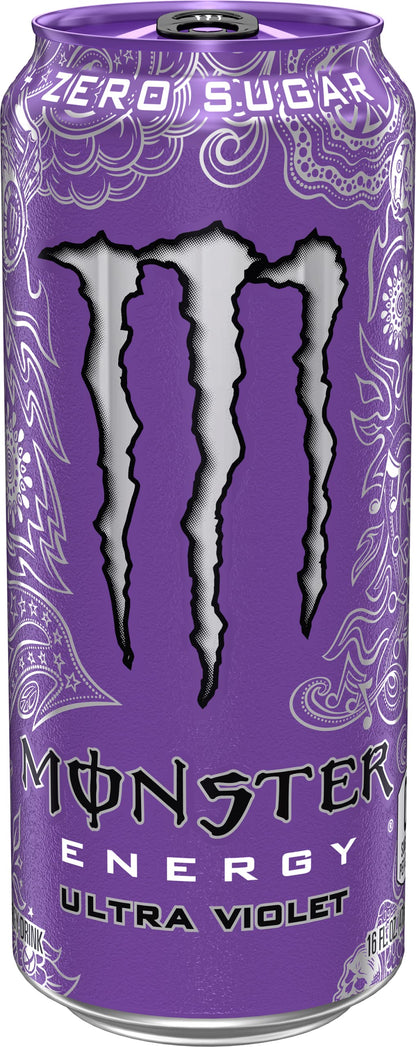 Monster Energy Zero Ultra, Sugar Free Energy Drink, 16 Ounce