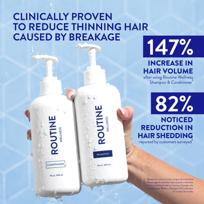 Routine Wellness Shampoo & Conditioner Set - Jasmine & Orange Blossom