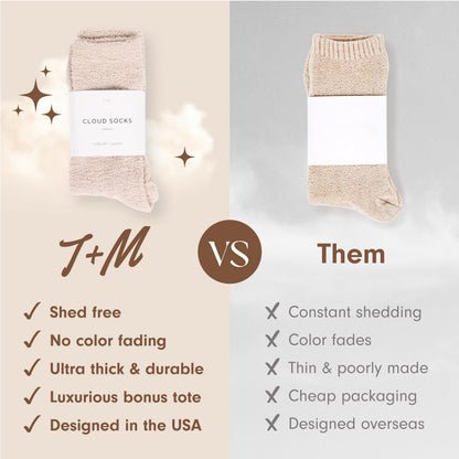 Unboxme Gifts Warm & Cozy Ultra-Luxe Cloud Fuzzy Socks, Gifts for Women
