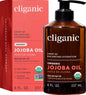 Cliganic Organic Jojoba Oil, 100% Pure Cold Pressed for Face & Hair, 4oz