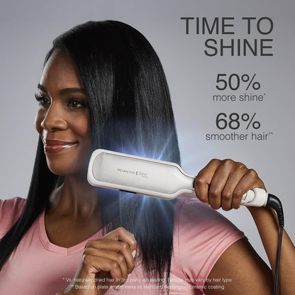 Remington Shine Therapy 1 Inch Hair Straightener, Argan Oil & Keratin