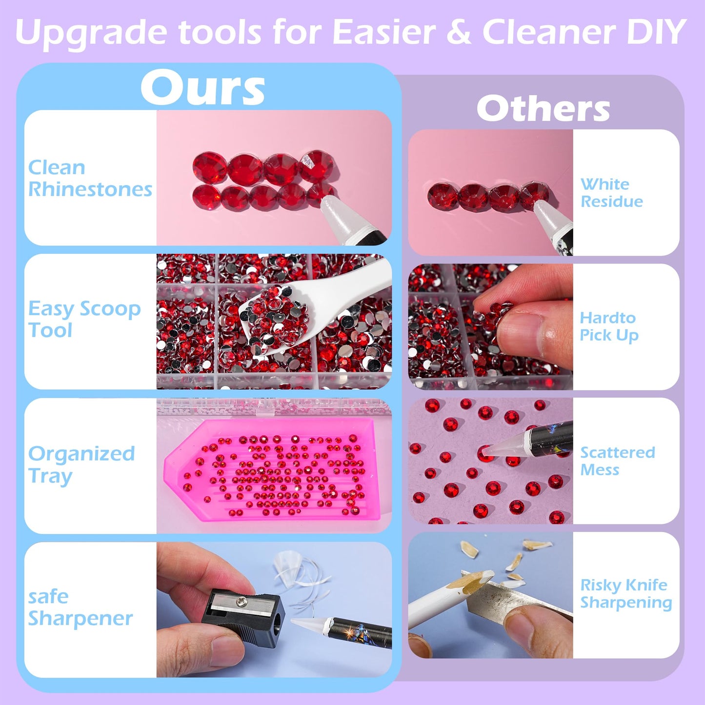 35000 Pcs Resin Jelly Rhinestones Kit, Multicolor 3mm Flatback Rhinestones with 4 Pcs B7000 Jewelry Glue & Tools, All-in-One Bedazzling Kit for DIY Arts & Crafts Gifts