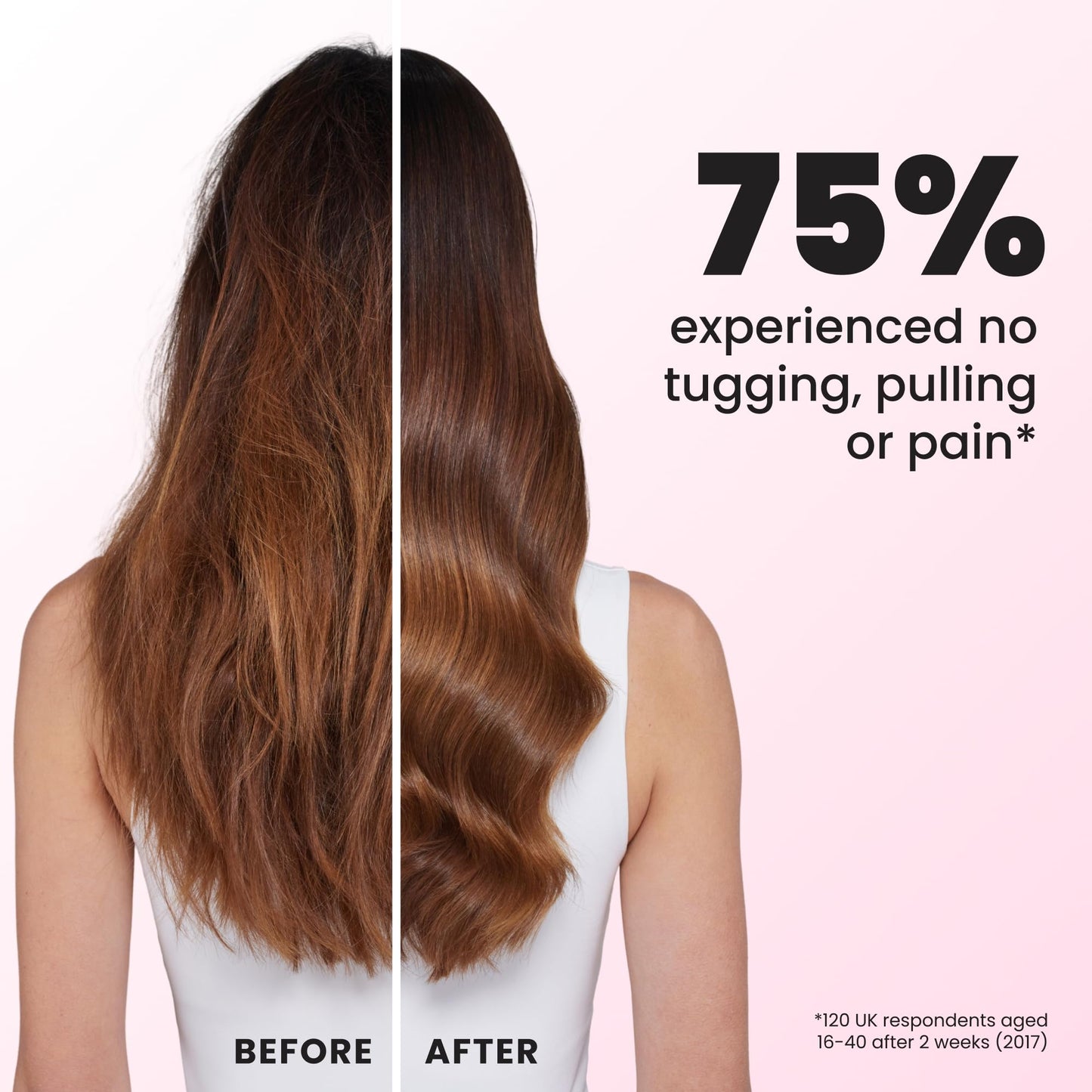Tangle Teezer Ultimate Detangler Brush, Straight to Wavy, Liquorice Black
