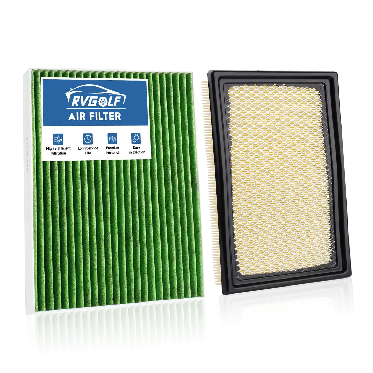 Engine+Cabin Air Filter Fit for 2014-2020 Rogue, 2017-2022 Rogue Sport