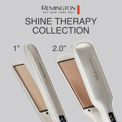 Remington Shine Therapy 1 Inch Hair Straightener, Argan Oil & Keratin