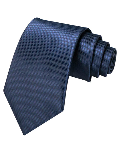 JEMYGINS Solid Color Tie Mens Necktie for Business and Wedding